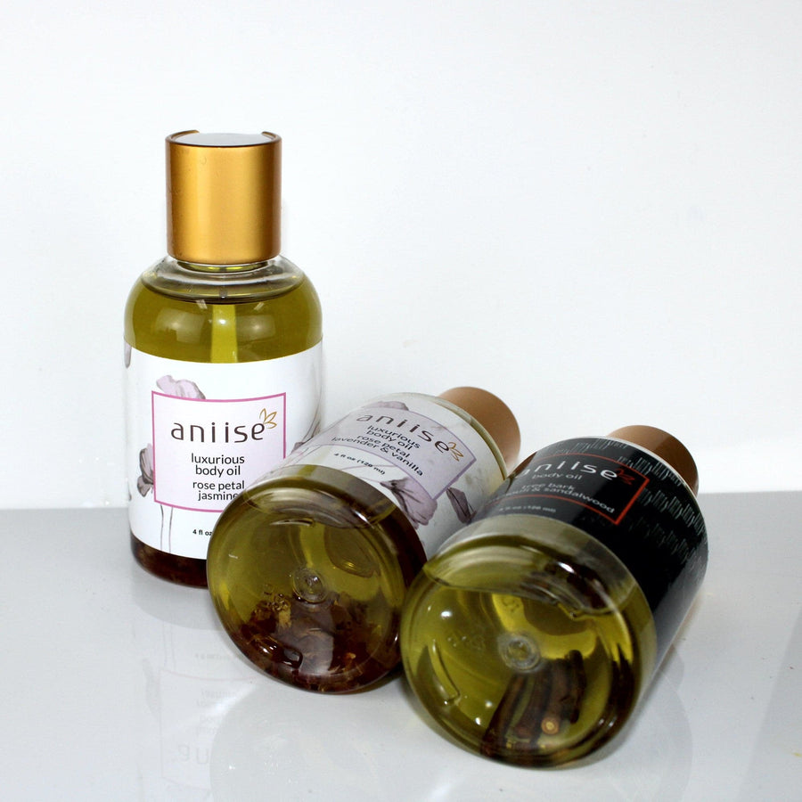 Natural Luxurious Rose Petal Body Oil - Aniise