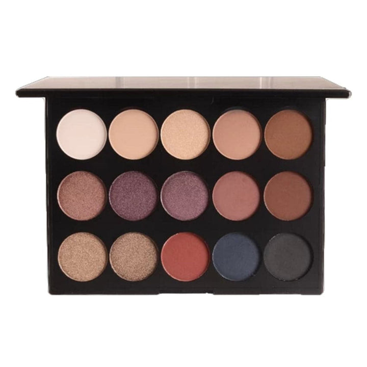 15 Shade Powdered Eyeshadow Palette - Aniise