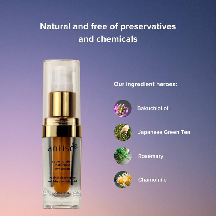 Anti-Aging Bakuchiol Eye Serum - Retinol Alternative - Aniise