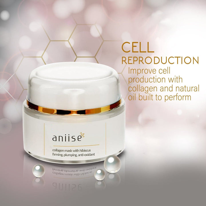 Collagen Facial Mask with Hibiscus - Aniise