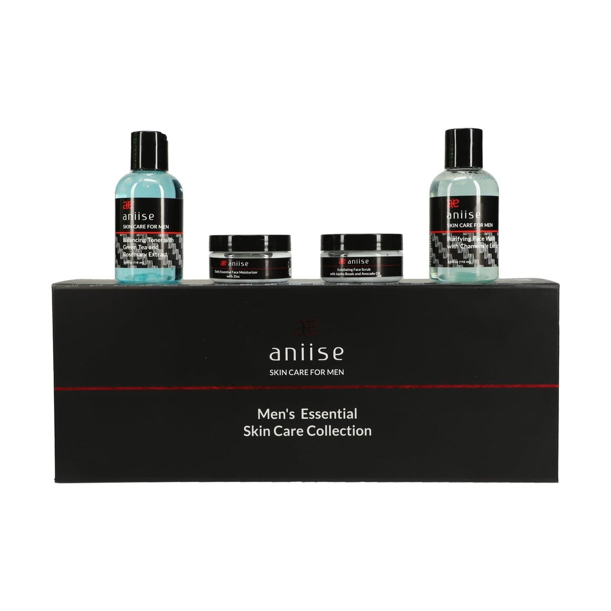 Aniise Men's Strength and Recovery Skincare Ritual — complete clean skincare routine for men, paraben-free made in USA