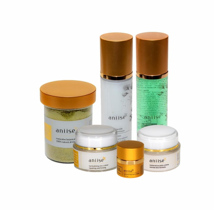 Aniise prevention-first skincare set for your 20s — cleanser toner serum and moisturizer, paraben-free cruelty-free made in USA