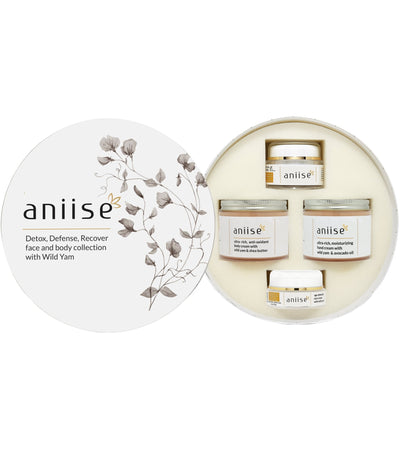Wild Yam Body Cream Set - Face, Body, Hands, Eyes - Aniise
