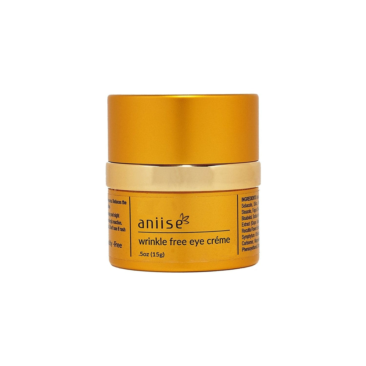 	Aniise Wrinkle-Free Eye Cream — anti-aging eye cream for crow's feet and fine lines, paraben-free cruelty-free made in USA
